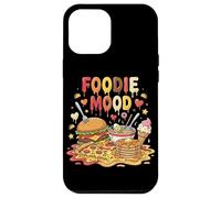Foodie Mood Hamburguesa Pizza Tortitas Ramen Helado Carcasa para iPhone 12 Pro MAX
