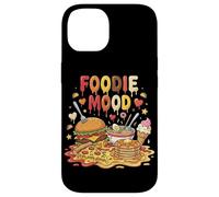 Foodie Mood Hamburguesa Pizza Tortitas Ramen Helado Carcasa para iPhone 14