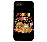 Foodie Mood Hamburguesa Pizza Tortitas Ramen Helado Carcasa para iPhone SE (2020) / 7/8
