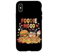 Foodie Mood Hamburguesa Pizza Tortitas Ramen Helado Carcasa para iPhone X/XS