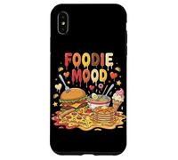Foodie Mood Hamburguesa Pizza Tortitas Ramen Helado Carcasa para iPhone XS MAX