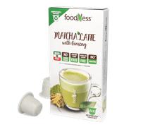 Foodness | Matcha Latte con Ginseng - 10 cápsulas para Nespresso®