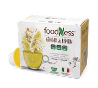 Foodness | Té de jengibre y limón - 10 cápsulas para Dolce Gusto