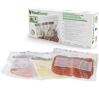 Bolsas de envasado - FoodSaver FVB016X, 20 bolsas para 3.78 l, Libres de BPA, Transparente