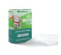 FoodSaver Bolsas de sellado al vacío resistentes de cuarto de galón, paquete de 44