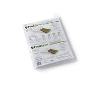 FoodSaver Bolsas grandes para sellador al vacío | 3,78 l | Mantienen los alimentos frescos hasta 5 veces más tiempo | Reutilizables | Sin BPA | 32 unidades | FSB3202I
