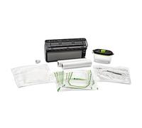 FoodSaver Elite All-in-One Liquid+™ Sellador al vacío con bolsas, rollos y accesorios, acero inoxidable oscuro