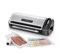FoodSaver Envasadora al Vacío con un Cutter Incorporado, Funciones «solo sellado», «húmedo/seco» y «marinar», incluye Rollos/Bolsas [FFS017X]