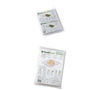 FoodSaver FSB4802-I-065 Bolsas envasado al vacío, 20.7 x 29.2 cm + 3201 Bolsa envasado al vacio, Color Blanco, grande