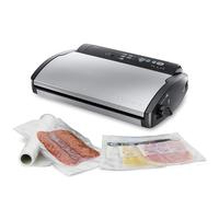 FoodSaver V2860 - Envasadora al vacío, 2 tipos de envasado, 3 velocidades, color negro y plata, 43 x 29 x 10.5 cm