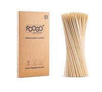 FOOGO Green 250 Brochetas de Bambú Pequeñas de 15 cm, Certificadas FSC®, Robustas de Madera, Barbacoa y Palillos para Brochetas, Pinchos de Fruta, Palillos de Cóctel, para Acampadas, Fiestas y Bodas