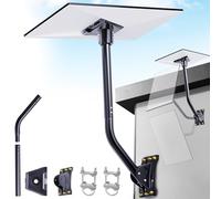 FOOING Kit de Montaje Starlink Gen 3 con 2 Abrazaderas en U - Soporte Ajustable para Poste y Pared Antena Satélite, Compatible con V3, Gen2 y Mini Starlink