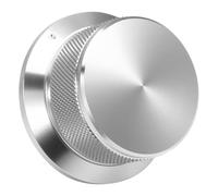 Foollusiie Potenciómetro con Perilla Moleteada Sólida Perilla de Control de Volumen de Audio Perilla de Amplificador de Potencia de Audio