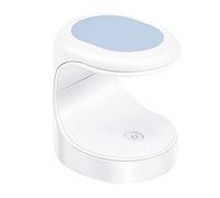 Foollusiie Secador de UñAs con Luz Ultravioleta LED USB LáMpara UV MáQuina de Curado de Gel de UñAs 16W Mini Secadores de UñAs Azul