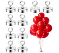 Foonary 10 pesos para globos: ideal como soporte para globos reutilizable y soporte para globos de helio y globos, perfecto para Halloween, bodas, cumpleaños, Navidad y fiestas