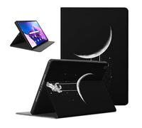 Foonary Funda para Lenovo Tab M10 Plus 3rd Gen 2022 10,6", Ultra Slim PU Cuero Flip Carcasa con Función Soporte Suave TPU Plegable Folio Antichoque Cover Case para Tab M10 Plus 3rd Gen, Astronauta