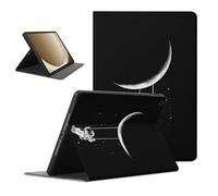 Foonary Funda para Samsung Galaxy Tab A9+/A9 Plus 11" 2023 SM-X210/X215/X216, Ultra Slim PU Cuero Flip Carcasa con Función Soporte Suave TPU Plegable Folio Antichoque Cover Case para TabA9+,Astronauta