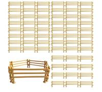 Foonary - Juego de 80 vallas para escenas de granja, juguetes para niños a partir de 3 años, mini valla de granja para niños, juego interactivo para padres e hijos, kit de mini valla