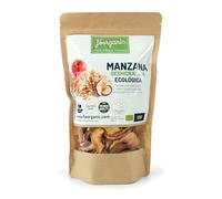 FOORGANIC Manzana Deshidratada en Dados Ecológica Foorganic 125g Snack 100% Natural Sin Aditivos | Producido en España | Vegano Fuente de Fibra y Antioxidantes