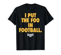 Foos Gone Wild - Football On Black and Yellow Camiseta