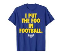 Foos Gone Wild - Football On Royal Blue and Yellow Camiseta