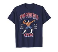 Foos Gone Wild - Hit The Gym Navy Camiseta