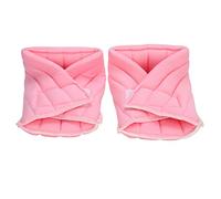 Foot Ankle Support Pad for Elderly Bedridden Patients, Soft Sponge Material with Hook and Cycle Tape, Prevents Bedsores, Universal for Left and Right, Suitable (Pink)