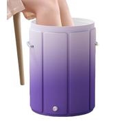 Foot Bath Soak Tub - Plegable Massaging Spa Bucket, Deep Basin for Soothing Foot Soaks and Relaxation, Appendage Spa, Use for Seniors Athletes Women and Men, Bathroom Use, 13,39 x 13,39 x 28,74
