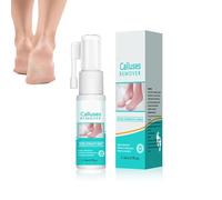 Foot Callus Removal Spray, 100 ml, limpiador de callos de acción rápida para tacones agrietados, piel muerta hidratante, exfoliación suave para pies ásperos, dedos secos, codos, piel suave (1 unidad)