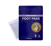 Foot Cleansing Patches - Relaxation Stickers for Sleep | 10 Pairs, Deep Acting Pads with Natural Ingredients, Odor Control for Tired Feet, Nighttime Care Accessory Adults