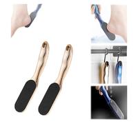 Foot File, Nanoglass Foot File, And To Hard Skin And Dead Skin Foot Scrubber, Wet And Dry Feet Callus Remover For Feet, Lightweight Foot Scrubber(Gold-2)