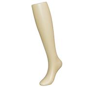 Foot Mannequin for Socks Female Skin Color Standing Mannequin Legs Commercial Realistic Seamless Finish PE Fake Leg for Shops, Exhibitions, Retail Stores Foot Socks
