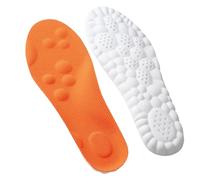 Foot - Massage Insoles Foot Comfort | Ergonomic Gel and Foam Design with Nodes, Shoe Inserts for Plantar Arch Support, Walking Standing