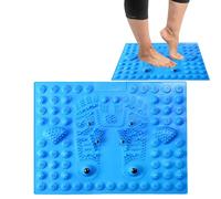 Foot Massager Pad - TPE Magnets 39cm, Pressure Point Mat, Raised Design | Stimulating Comfort Feature, Foldable Massage Mat, Portable Reflexology For Home, Office, Travel