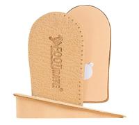 FOOT MATE Plantillas elevadas para talón 1 par - Alzatacchi de piel - Suela de zapatos elevada - Plantilla Alzatacco Hombre u Mujer (S, 25 mm)