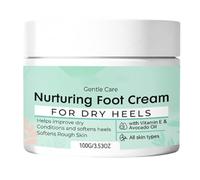 Foot Moisturizer, 100g Dry Heel Hydrating Balm, Repair Cracked Heels and Rough Skin, Rich Nourishing Formula, Feet Cream for Moisture Comfort Daily Care Home Overnight Post Shower Use