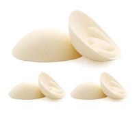 FOOT OF THE TREE Almohadillas de brasier súper gruesas, 3 pares extraíbles, realzadores de senos, relleno de copas de brasier push up, Beige-4 cm, 85