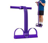 Foot Pedal Elastic Band, Training Equipment, 11.81x7.87 Inches Workout Puller, Exercise Bands with Handles, Stretching Tool with Comfort, Fitness Accessories for Men Women Youth Beginners Bodybuilders
