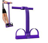 Foot Pedal Elastic Band - Tube Resistance Training Puller, Home Workout Stretching Equipment with Handles, Sit Up and Core Exercise Assist Tool | Fitness Training System Design, Strength