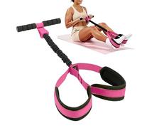 Foot Pedal Resistance Band - Soft Multifunctional Band, Home Yoga Equipment with High-Elasticity Latex Tubes, Sit-Up Exerciser with, Non-Slip Foam Handles, Compact Strength Trainer for Home Exercise