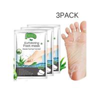 Foot Peel Mask -3 Pairs - Deep Exfoliating Peel Off Mask for Women And Men for Cracked Heels, Dead Skin And Calluses