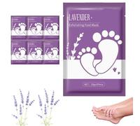 Foot Peel Mask & Exfoliating Socks - Hydrates Dry Cracked Feet, Removes Dead Skin and Calluses for Men and Women - Professional Foot Care (6PCS)