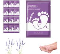 Foot Peel Mask & Exfoliating Socks - Hydrates Dry Cracked Feet, Removes Dead Skin and Calluses for Men and Women - Professional Foot Care (12PCS)