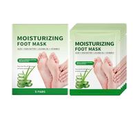 Foot Peeling Masque - Hydrating Socks for Women and Men | 5 Pairs Softening Dead Skin Callus Remover Moisturizing Care Home Spa Pedicure Cracked Heels Smooth
