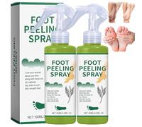 Foot Peeling Spray Dead Skin Remover for Hard Skin, Peel Mask Alternative, Soak Skip for Hard Skin Care, Instant Peeling, Desodorante Foot Feet, Tired Feet Relief, Smooth Feet Boost (2 unidades)