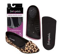 foot petals Plantilla ortopédica True Reliever de longitud 3/4 con tecnología Powerstep, Talla 6-6.5 para mujer, Black, 39.5/40 EU