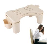 Foot Rest For Under Desk, Adjustable Comfortable Stool, Portable Footrest With Massage, (Black/Gray), Ergonomic Support, Perfect For Birthday, Christmas, Halloween