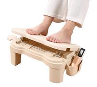 Foot Rest for Under Desk, Adjustable Foot Stool, 17,72 in and 19,76 in Portable Workroom Footrest with Massage, for Birthday, Christmas, Halloween