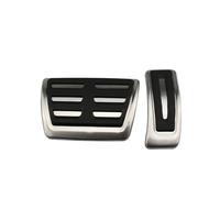 Foot Rest Pedal Cubierta Para A6 C8 Para A7 2018 2019 2020 2021 LHD Pedal De Freno Gas Acero Inoxidable Cubierta Protectora Reposapiés Pedales Coche(AT)