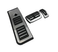 Foot Rest Pedal Cubierta Para A6 S6 C8 4K Set S-Line RS6 Para A7 S7 Acelerador Freno Gas Cubierta Pedal Apoyo Tapas Antideslizantes LHD Almohadillas Coche(3pcs)
